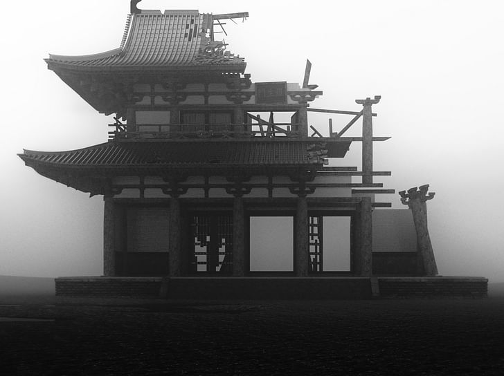 A digital render of the famous Rashomon Gate, used in a recent video by Melia. The gate, depicted in Akira Kurosawa's 1950 film, was a ruin by the 12th century where people would abandon corpses and unwanted babies. While no longer standing, the ruin remains a potent symbol (of ruination) in...