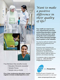 Targeted Nursing Continuing Education Ad