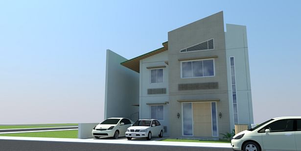 Scheme 06-04, rendered in Sketchup, utilizing a V-ray application