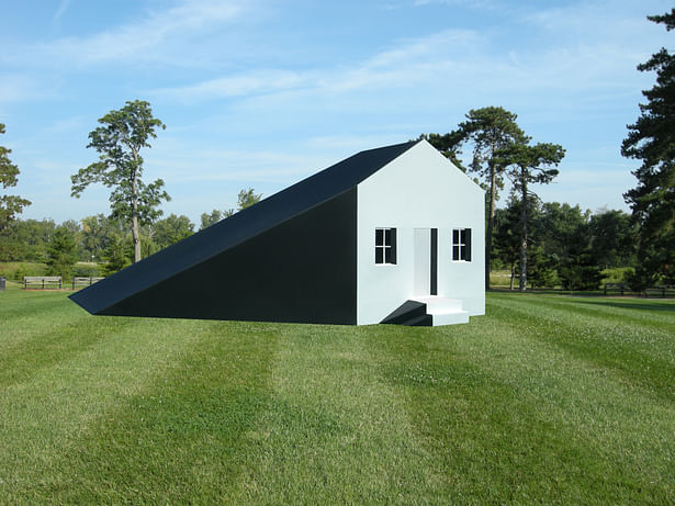 The Shadow House, a public conceptual art installation.