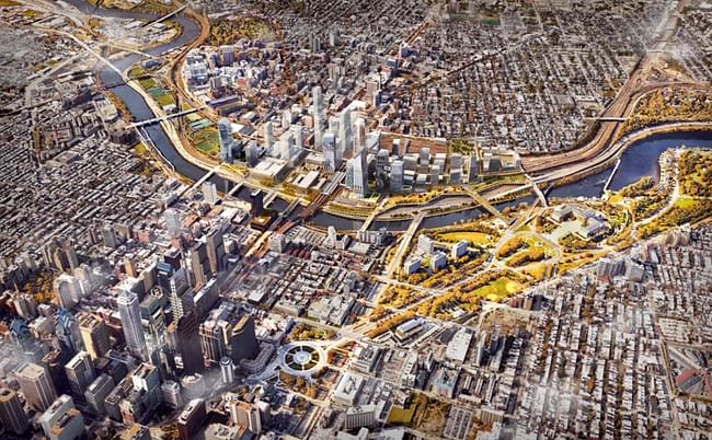 30th Street Station represents a new chapter in the story of transit-oriented development in Philadelphia. Image © SOM