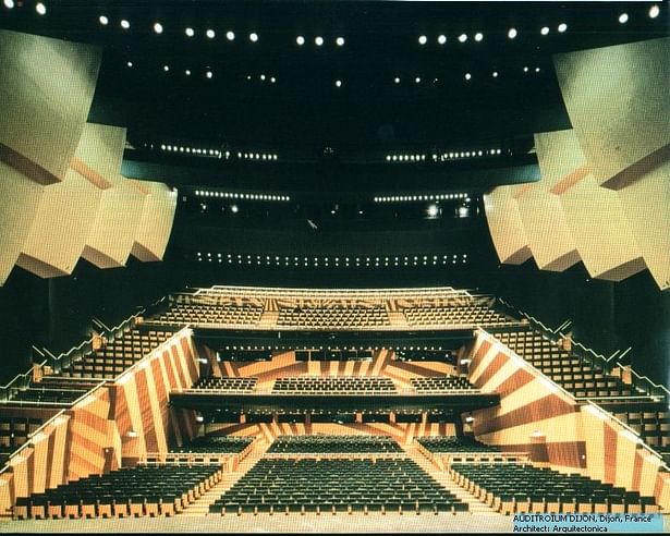 View of audience area