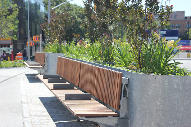 Planters with Removable Benches