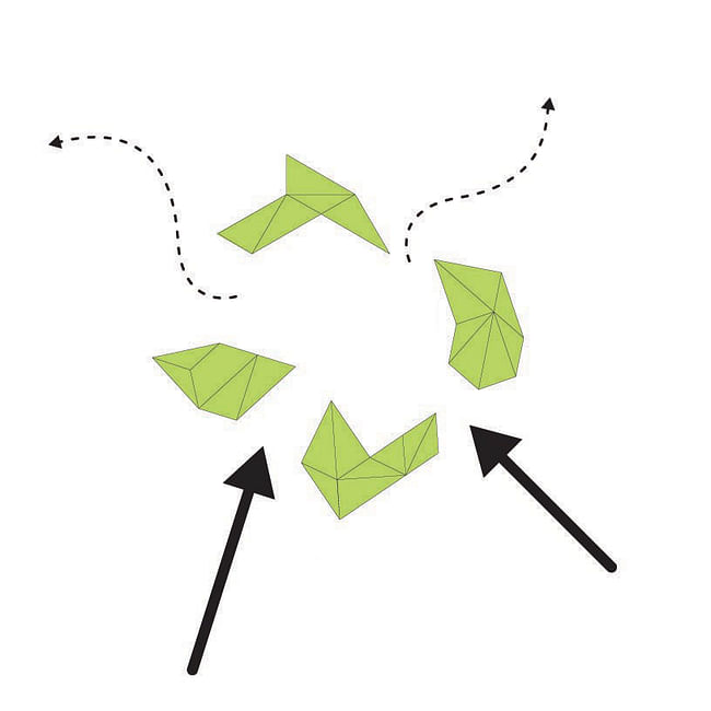 Diagram of the gateway sieve (Image: Eriksen Skajaa Architects)