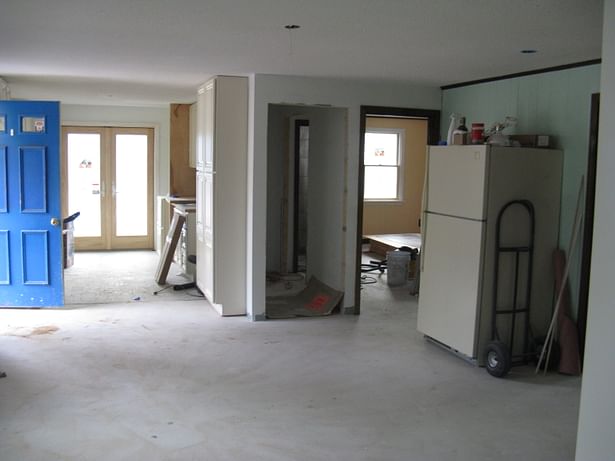 Kitchen and Living Room - Under Construction