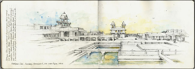 Best in Category - Travel Sketch: Stephanie Bower, STEPHANIE BOWER, ARCHITECTURAL ILLUSTRATION
