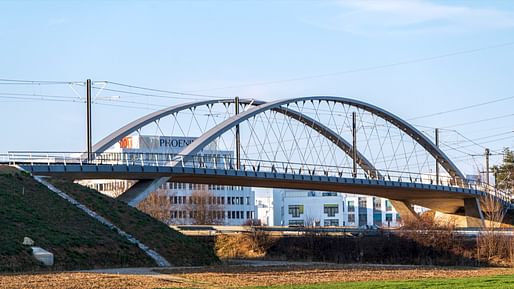 Stadtbahnbrücke, Stuttgart, Germany by schlaich bergermann partner. Image credit: Andreas Schnubel