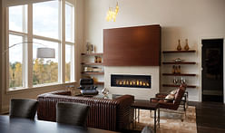Make any space feel like home with Napoleon's new Luxuria Linear Series fireplace