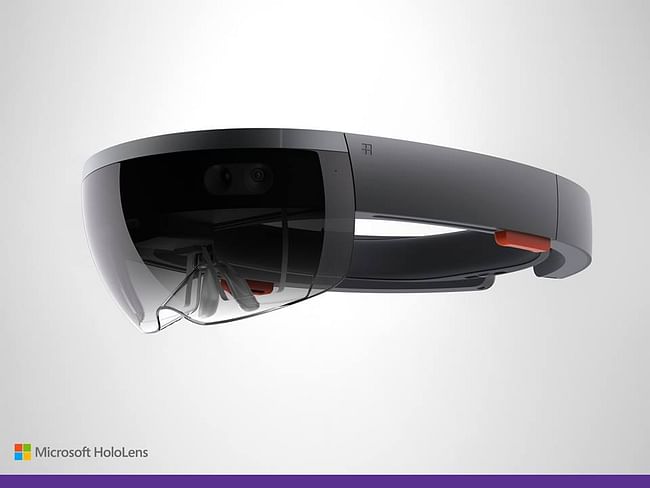 Microsoft promises that its new HoloLens headset will revolutionize the way we interact with computers. Image source: Microsoft
