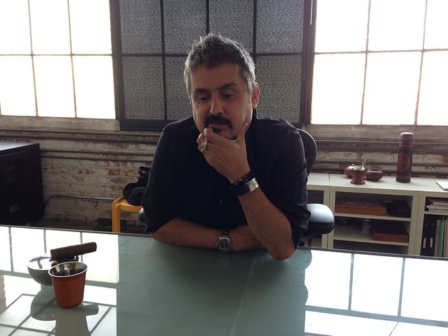 Diaz Alonso in his Xefirotarch office, Los Angeles. Photo credit- Amelia Taylor-Hochberg