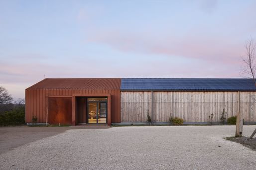 Knepp Wilding Kitchen and Shop by Kaner Olette Architects. Image: Richard Chivers