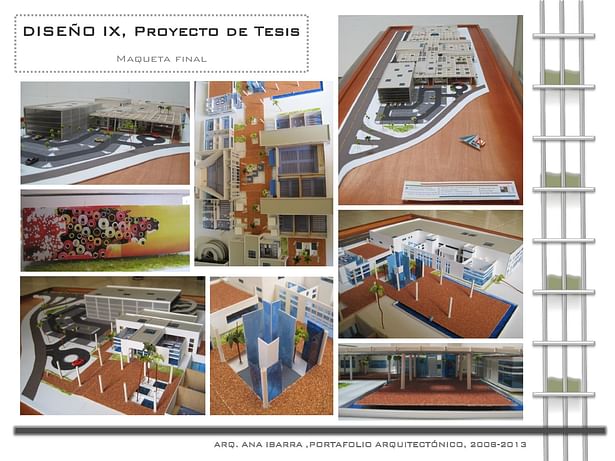 Thesis Project, Convention Center Puerto Plata - Final Model, inside and outside
