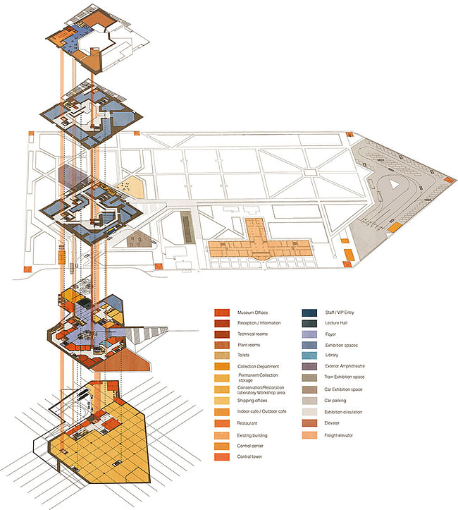 Program diagram (Image: Matteo Cainer Architects)