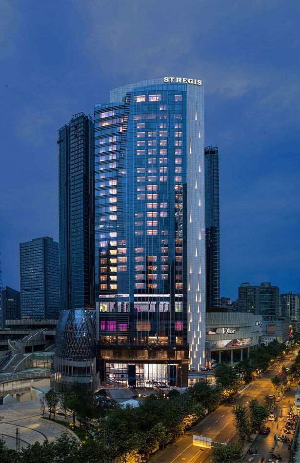 Evergrande Huazhi Plaza, Chengdu, China, by Aedas - The St. Regis Chengdu