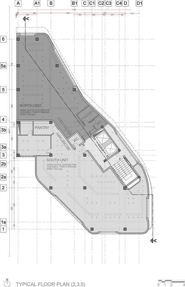 TYPICAL FLOOR PLAN (2,3,5)