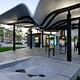 One of two cast-in-place concrete canopies at the Boston Harbor Islands Pavilion. Photo courtesy of Chuck Choi