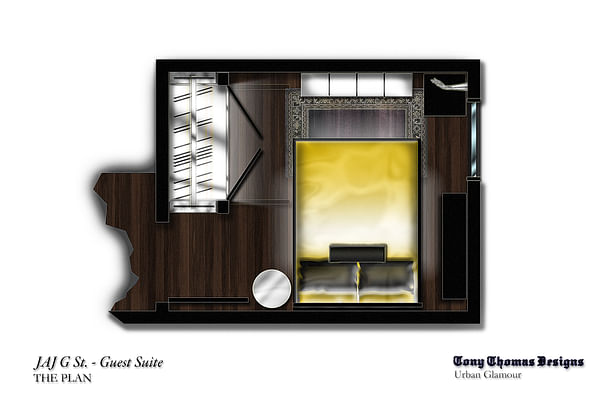 GUEST SUITE ZOOMED PLAN