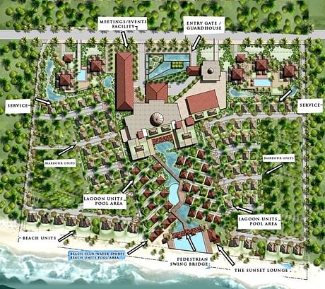 Master Plan New Panamera Resort Barbuda 