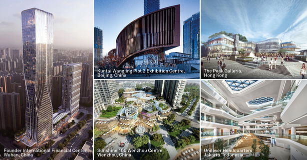 Five Aedas-designed projects were named Regional Nominees to compete for Asia Pacific’s and world’s bests.