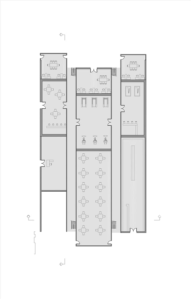 Ground floor plan for phase 1 of design