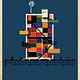 'Radiohead' illustration from Federico Babina's 'Archimusic' series. Image via federicobabina.com