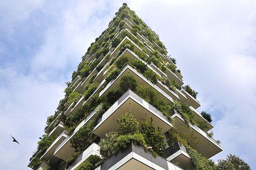 Vertical Forest, Milan, Italy by Boeri Studio (Stefano Boeri, Gianandrea Barreca, Giovanni La Varra) with Studio Emanuela Borio and Laura Gatti. 2014 © Paolo Rosselli