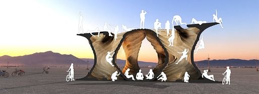 Joshua Potter's proposed Burning Man installation "PURSUIT." Image: Joshua Potter