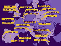 Twenty-one finalists for the Bloomberg Philanthropies’ Mayors Challenge Competition in Europe