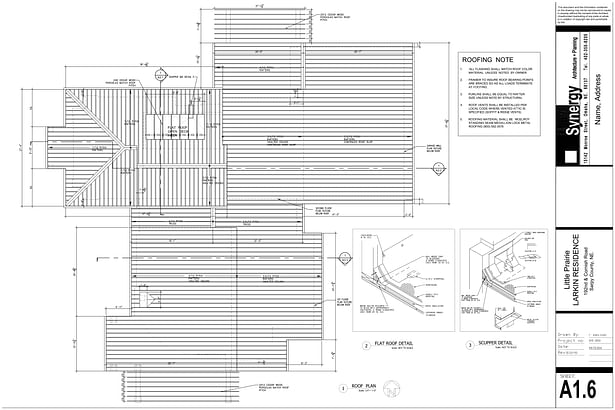 Roof Plan - Synergy Architect + Planning