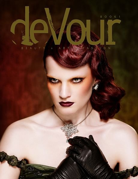 The Kinema pendant is featured in the premier issue of deVour Book, along side works from Zaha Hadid and Marcel Wanders.