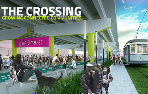 "The Crossing" by the University of Maryland. Image courtesy of 2015 ULI/Hines competition