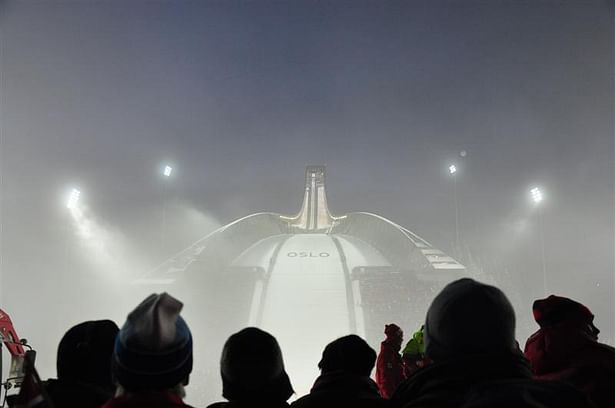 Holmenkollen in the fog