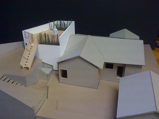 Robertson House addition_physical modeling