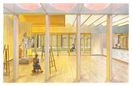 PUP Office's rendering for the 2019 Dulwich Pavilion.