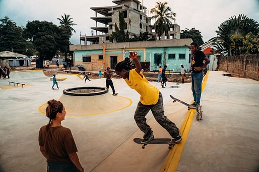 Freedom Skatepark by Limbo Accra. Photo: Heidi Fachtan 