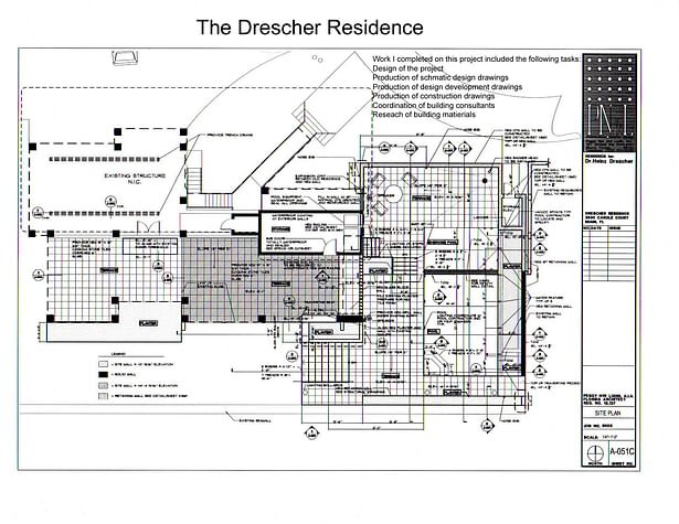 The Drescher Residence-plan