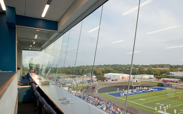 View from the press box