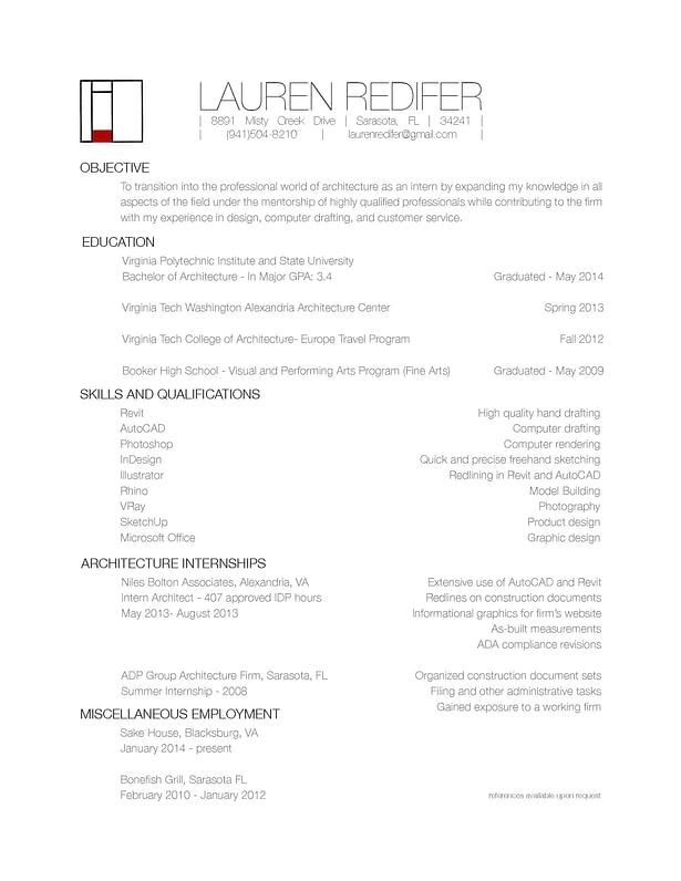 Page 1: Resume