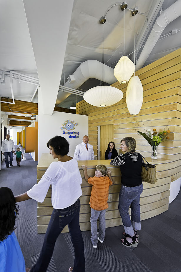 vibrant pediatric dental office. architectural, functional, informational and graphical experience. 3,200 sq ft. 