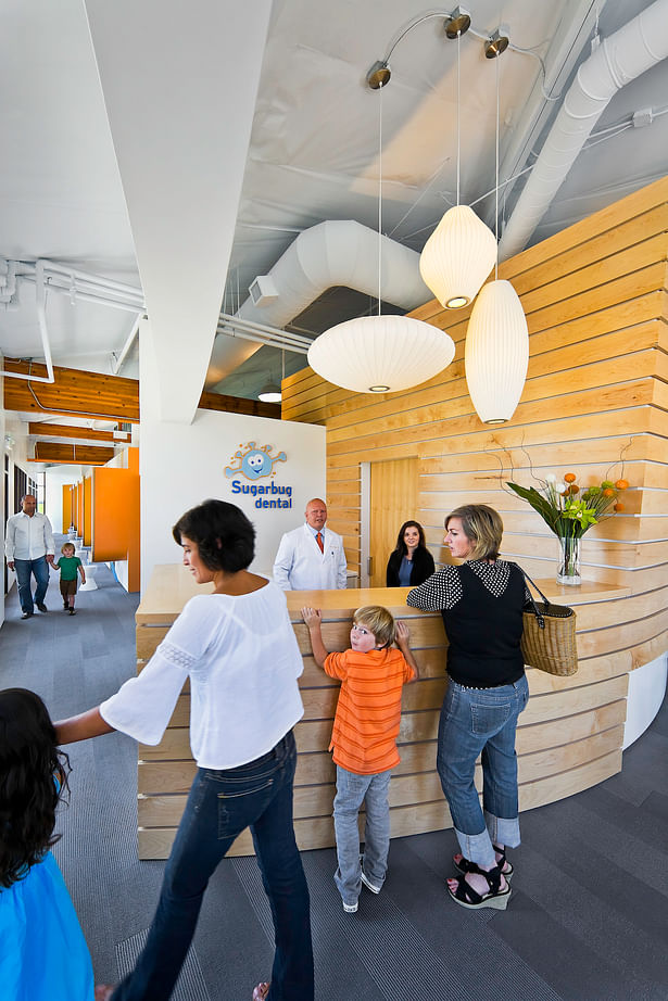 vibrant pediatric dental office. architectural, functional, informational and graphical experience. 3,200 sq ft. 