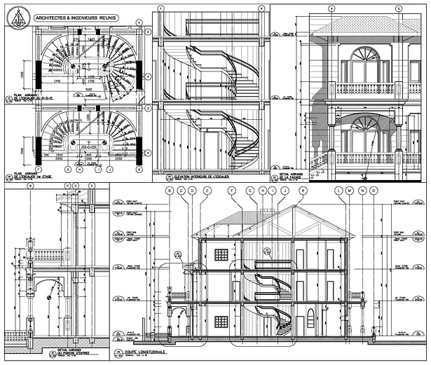 SMAIN Villa, (Sections & Details) Beni Tamou, Blida, Algeria (2005)