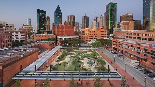 West End Square by Parks for Downtown Dallas was the winner of the 2023 Collaborative Achievement Award. Image credit: Sam Oberter/Courtesy of AIA.