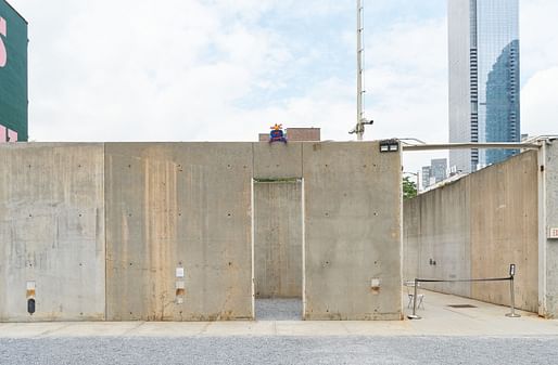 Installation view of Poncili Creación, Dwellers (2022), in Life Between Buildings. Image courtesy MoMA PS1. Photo: Steven Paneccasio