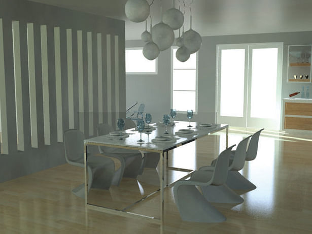 Dining Room (3Dmax rendering)