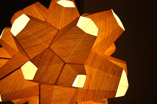 Spore Lamps in Oakland, CA by Andrew Kudless, Mariko Kobayashi (Schematic Design), Seth Barnard (Assembly)