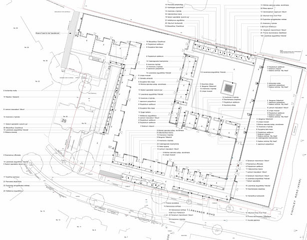  Finchley Road London Residential Landscape Technical Construction Planting Plan