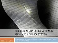 Frank Gehry Cladding System FEM Analysis