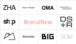 Brand New Reviews Logos of the 10 Most-Followed Firm Profiles on Archinect