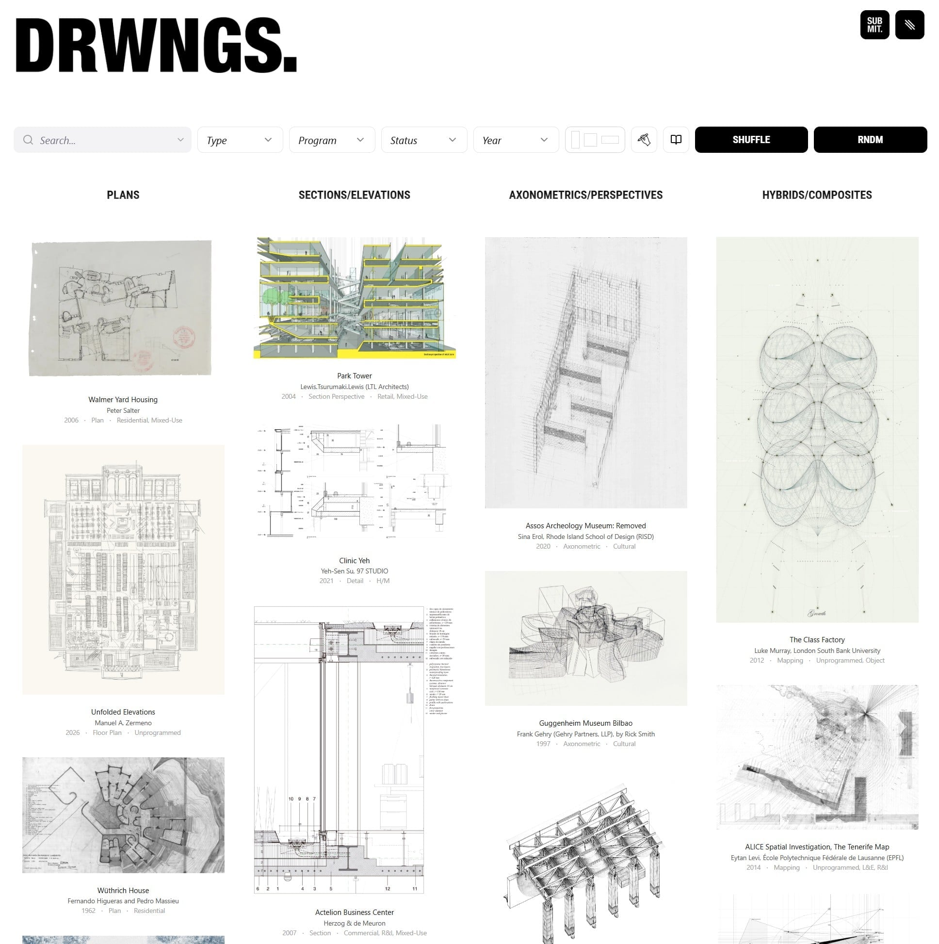 New architecture and design competitions: Winter Stations, DRWNGS