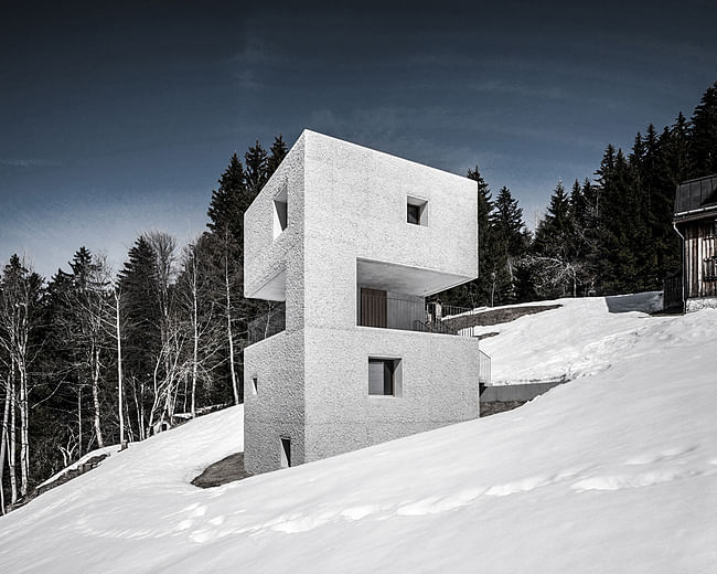 Mountain Cabin (Schutzhütte Laterns) by Marte.Marte Architects. Photo: Marc Lins Photography.